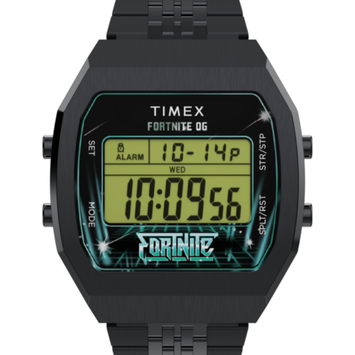 Timex x Fortnite T80 36mm Stainless Steel Bracelet Watch