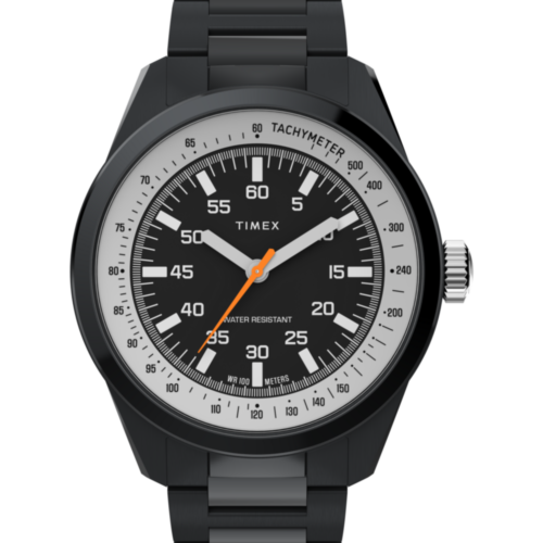 Huckberry x Timex 1979 Black Max 41mm Stainless Steel Bracelet Watch