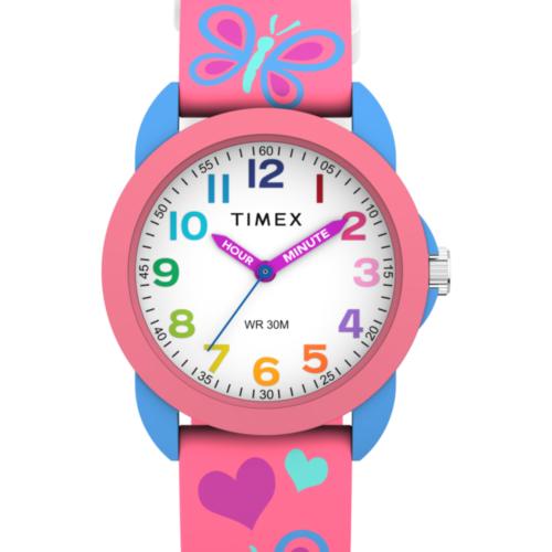 Timex Kids Time Teacher 30mm Silicone Strap Watch