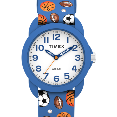 Timex Kids Time Teacher 30mm Silicone Strap Watch