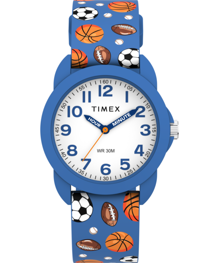 Timex Kids Time Teacher 30mm Silicone Strap Watch