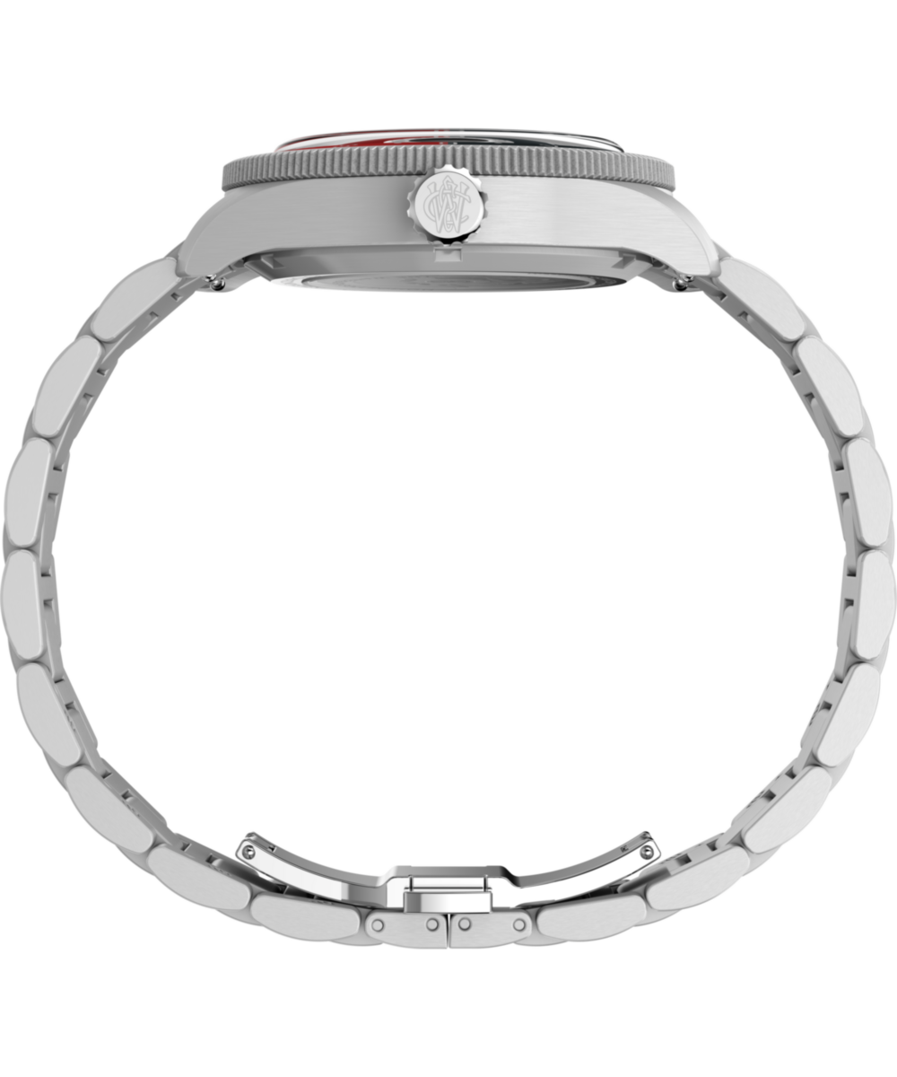 Waterbury Heritage Automatic GMT 41.5mm Stainless Steel Bracelet Watch