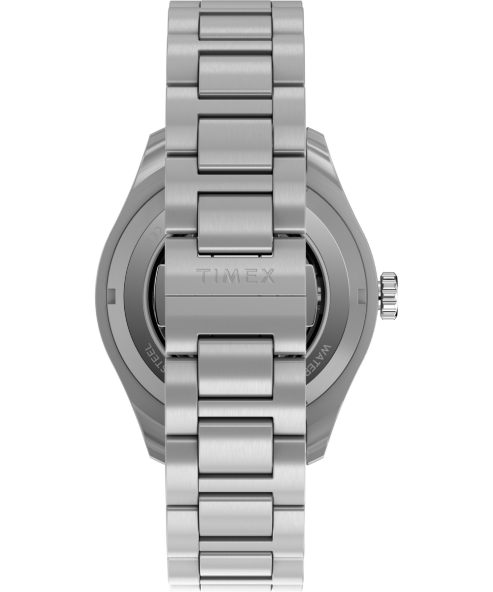 Waterbury Heritage Automatic GMT 41.5mm Stainless Steel Bracelet Watch