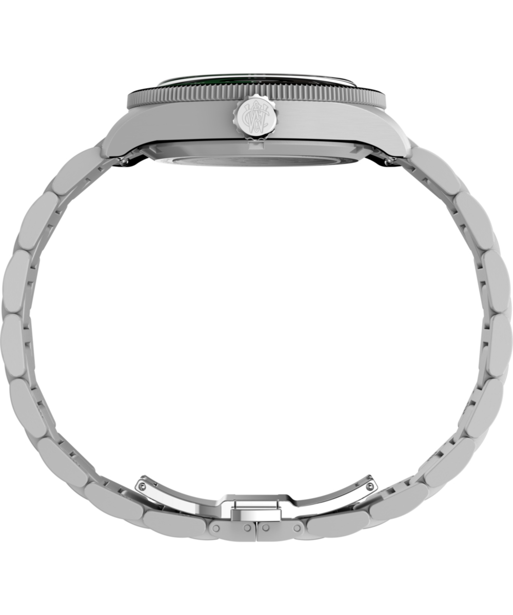 Waterbury Heritage Automatic GMT 41.5mm Stainless Steel Bracelet Watch