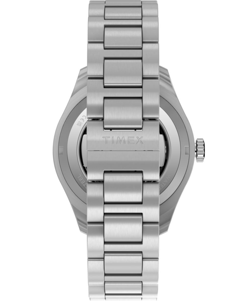 Waterbury Heritage Automatic GMT 41.5mm Stainless Steel Bracelet Watch
