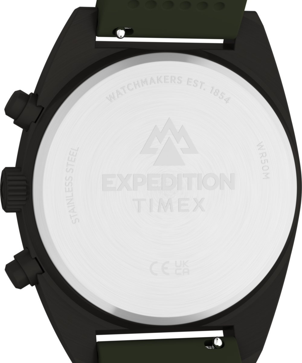 Expedition® Capstone Chronograph 41mm Silicone Strap Watch