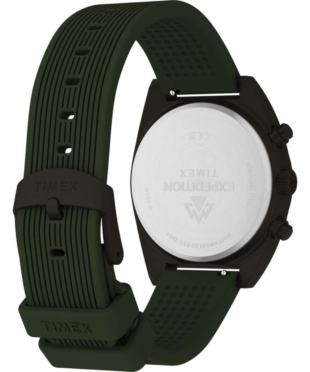 Expedition® Capstone Chronograph 41mm Silicone Strap Watch
