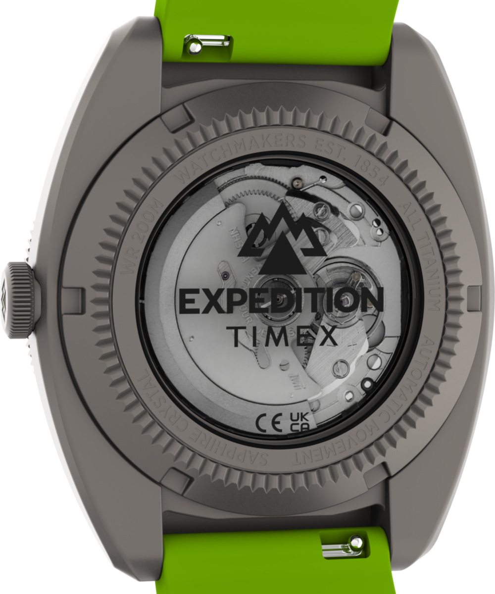 Expedition® Pioneer Titanium Automatic 41mm HNBR Synthetic Rubber Strap Watch