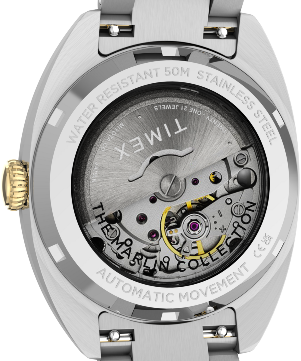 Marlin® Draper Automatic 37mm Stainless Steel Bracelet Watch
