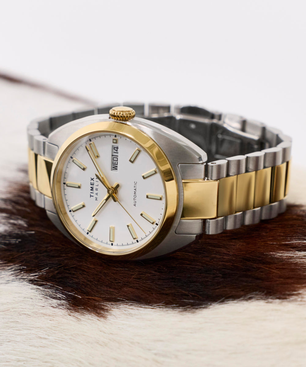 Marlin® Draper Automatic 37mm Stainless Steel Bracelet Watch