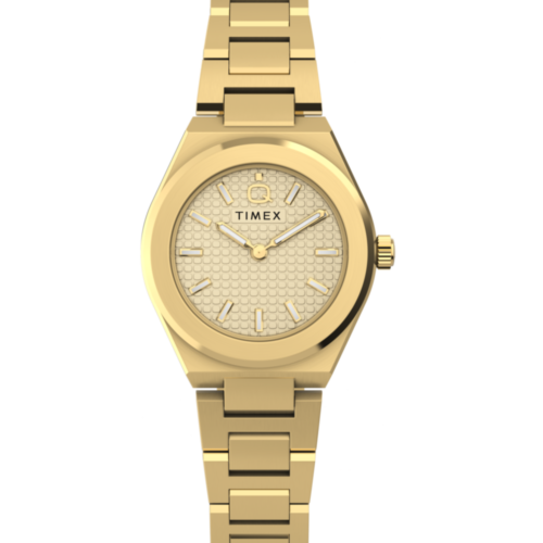 Q Timex® Continental Mini 24mm Stainless Steel Bracelet Watch