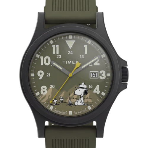Peanuts® x Timex Expedition® Acadia 40mm Silicone Strap Watch