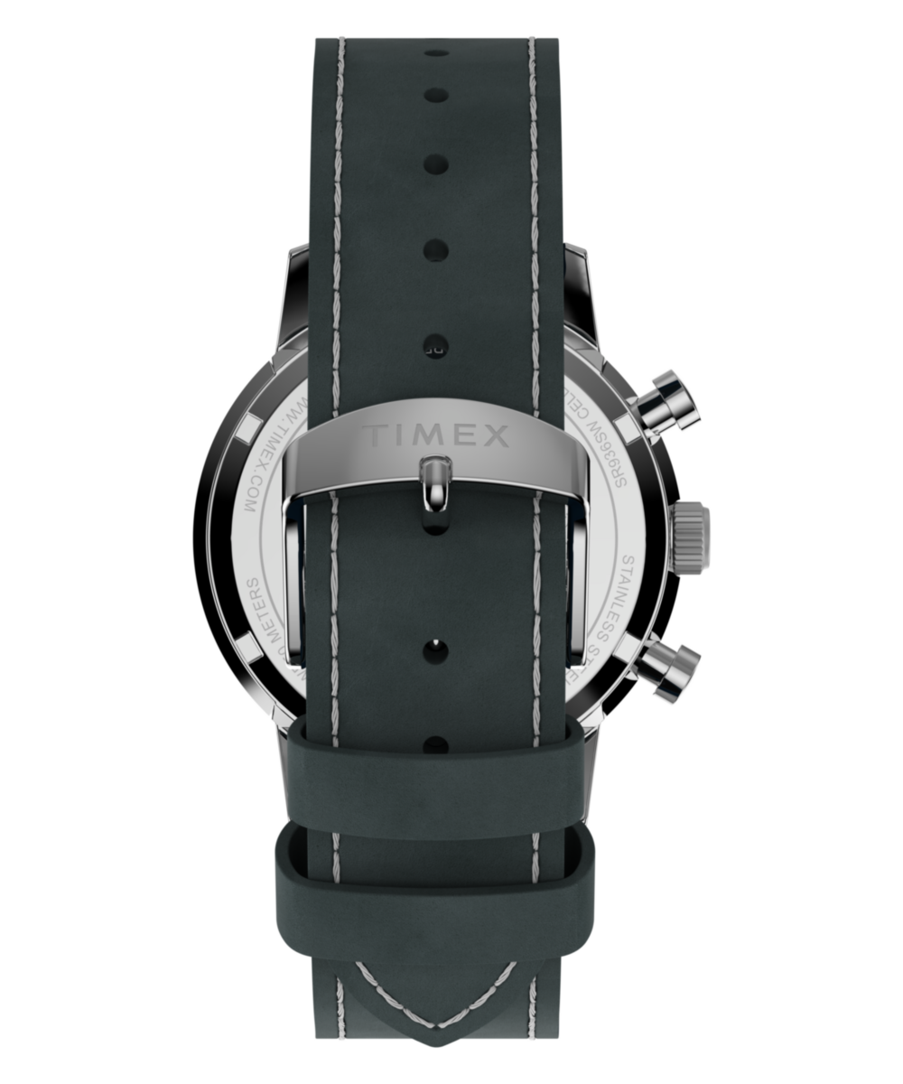 Peanuts® x Timex Marlin® Chronograph 40mm Leather Strap Watch