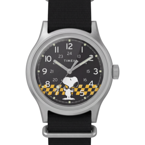 Peanuts® x Timex MK1® 36mm Fabric Strap Watch
