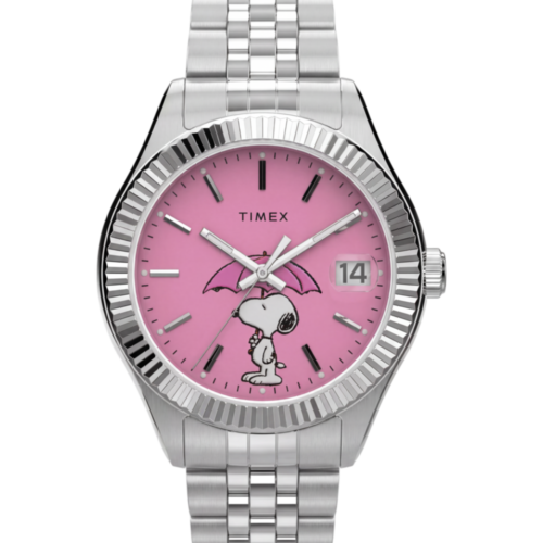 Peanuts® x Timex Legacy Snoopy Umbrella Stainless Steel Bracelet Watch