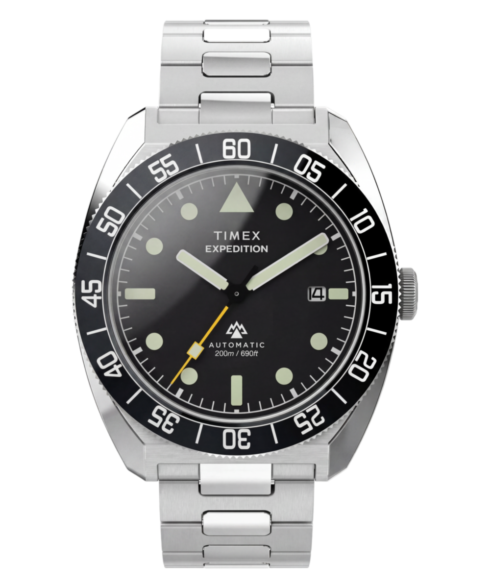 Expedition® Pioneer Automatic 41mm Stainless Steel Bracelet Watch
