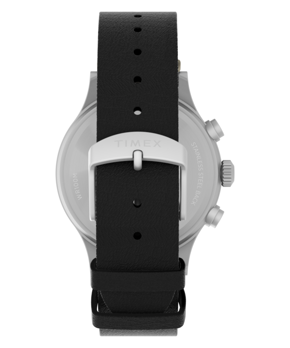 Expedition® Sierra Chronograph 43mm Leather Strap Watch