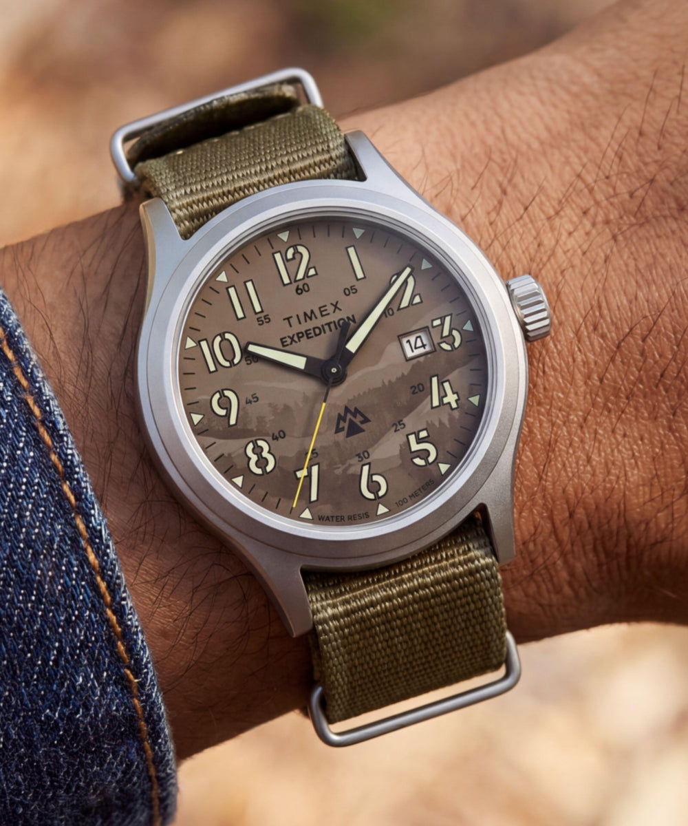 Expedition® Sierra 40mm Fabric Strap Watch