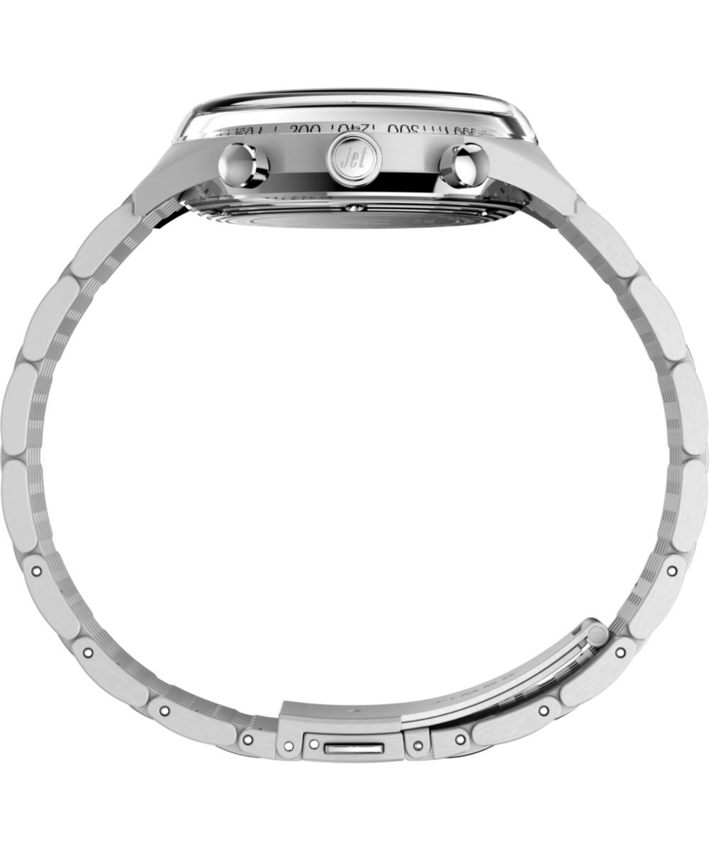 Marlin® Jet Chronograph 40mm Stainless Steel Bracelet Watch