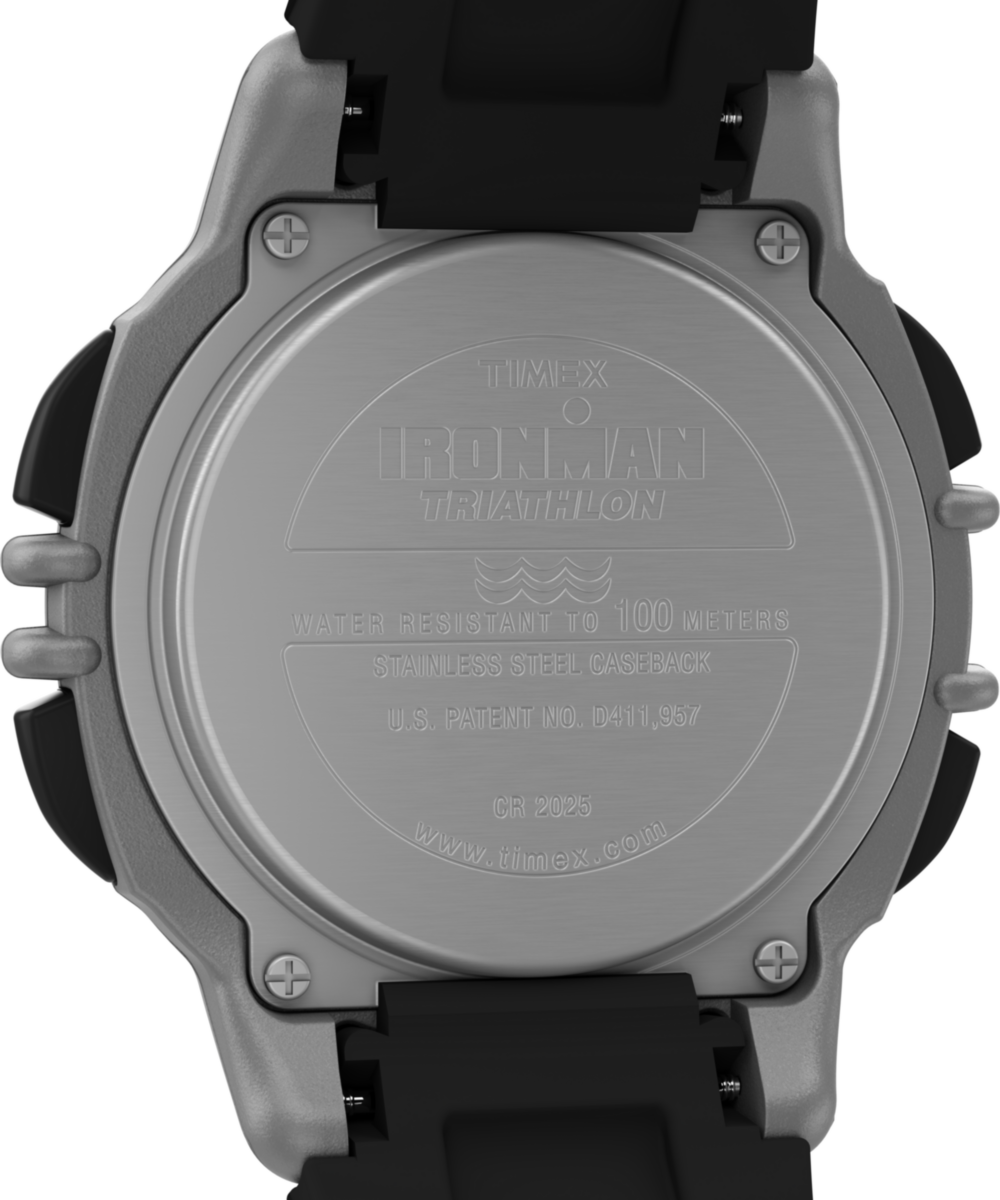 TIMEX® IRONMAN® Flix 100 Lap 42mm PU Strap Watch