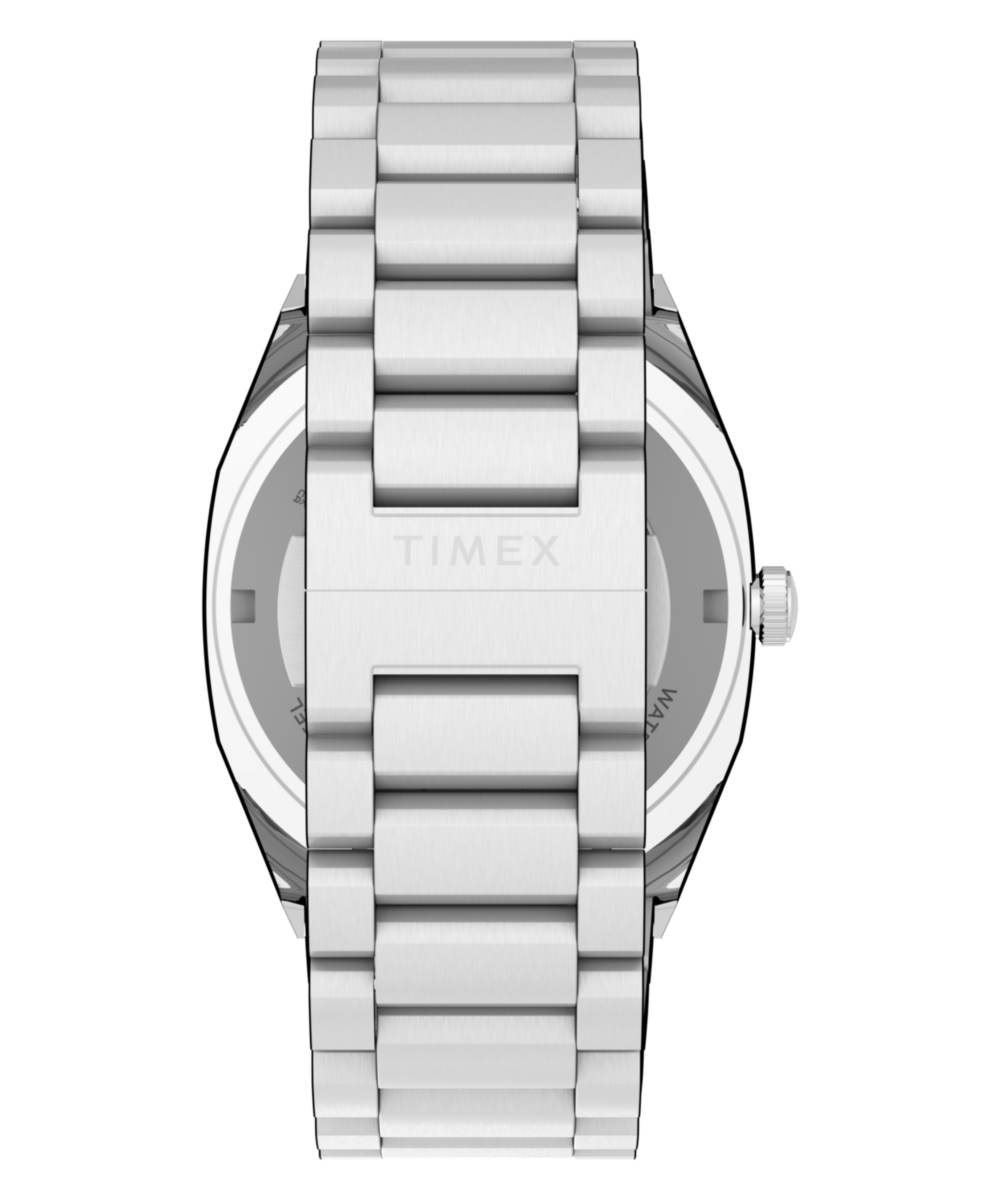 Timex® Automatic E Line 38mm Stainless Steel Bracelet Watch