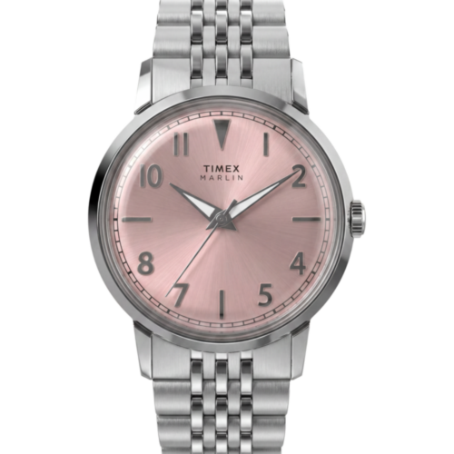 Marlin® Quartz 34mm Stainless Steel Bracelet Watch