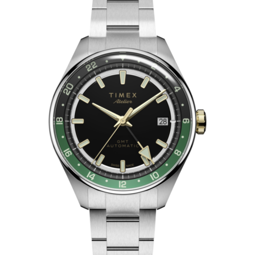 Timex Atelier GMT Première M1a 38mm Swiss Made Automatic Stainless Steel Bracelet