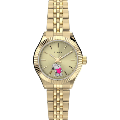 Peanuts x Timex Legacy Mini Heart Hug 25mm Stainless Steel Bracelet Watch