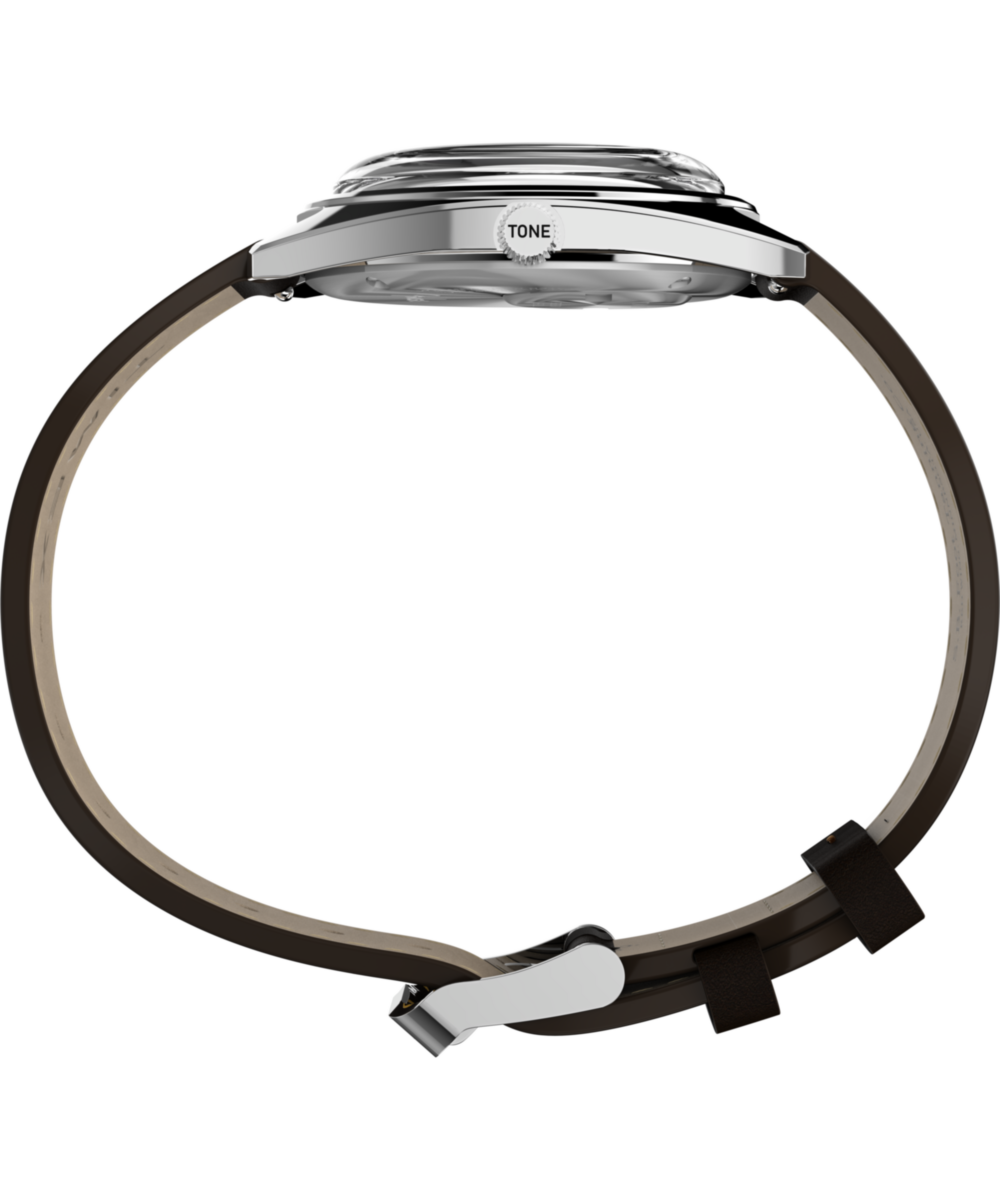 Fender x Timex 37mm Leather Strap Watch