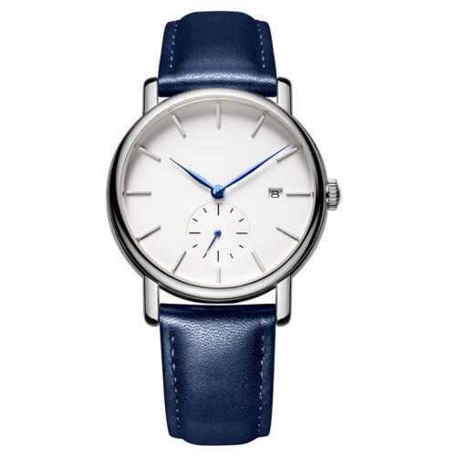 Men's Automatic Minimalist Watch - Stainless steel & Leather