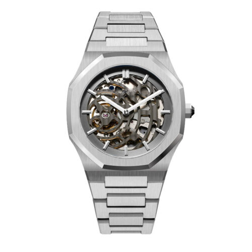 Men's Automatic Skeleton Watch - Stainless steel 1