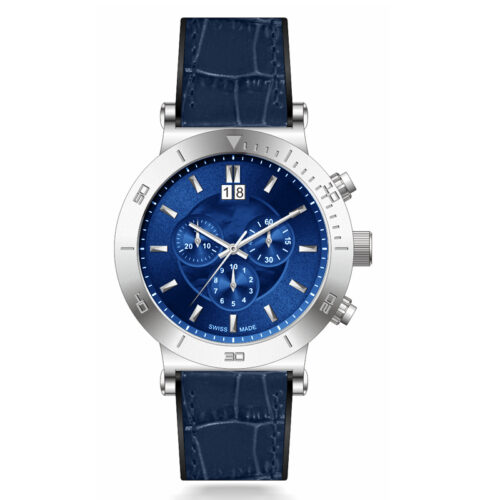 Men's Quartz Chronograph - Stainless steel & Leather 1