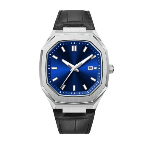 Men's Quartz Classic Watch - Stainless steel & Leather 1