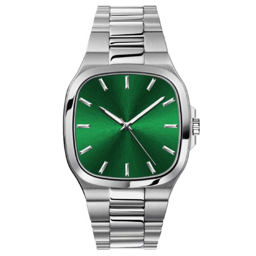 Men's Sapphire Quartz Minimalist Watch - Stainless steel 1