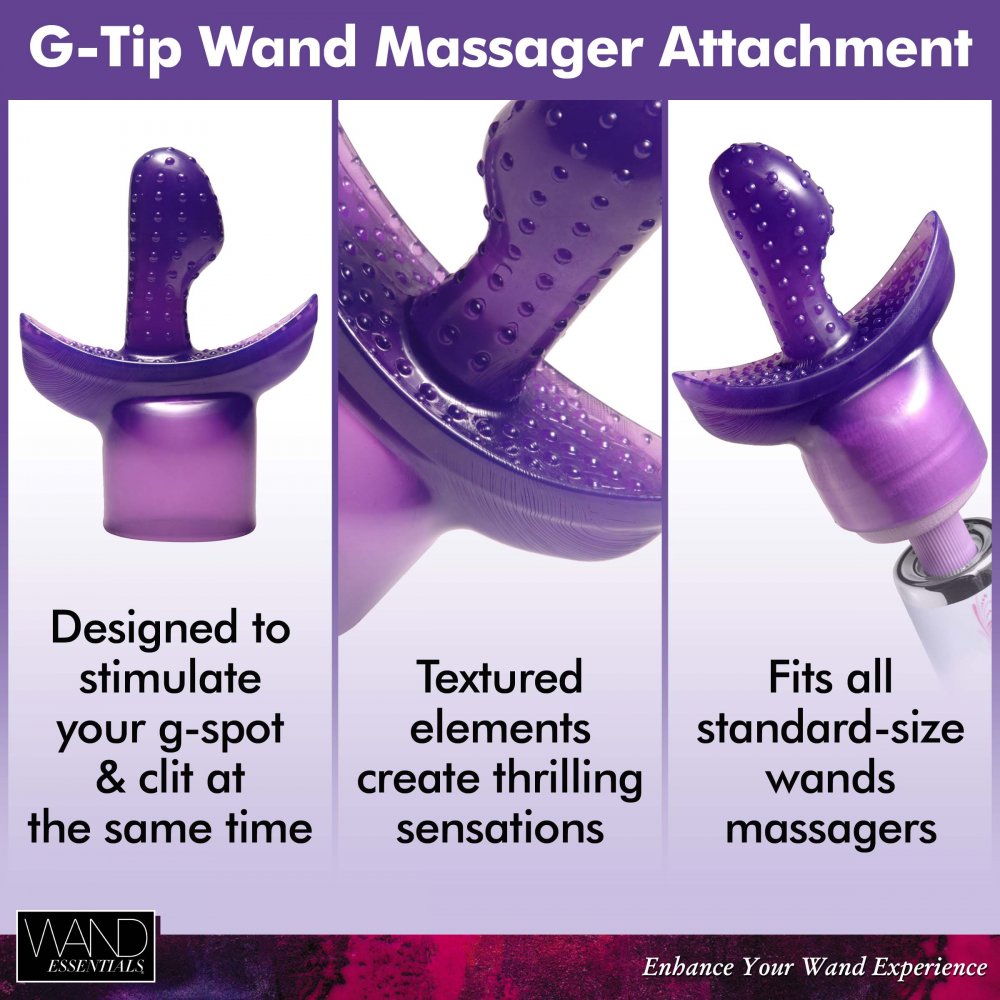 Wand Personal Massager - Purple (AD808-PURPLE), view 2